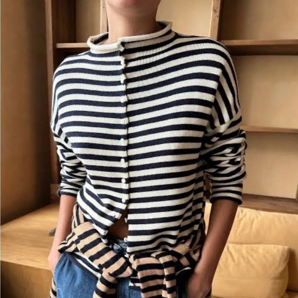 Alex Mill Roll Neck Cardi - Picture 2 of 4